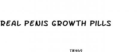 real penis growth pills