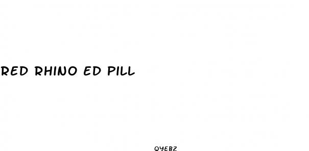 red rhino ed pill