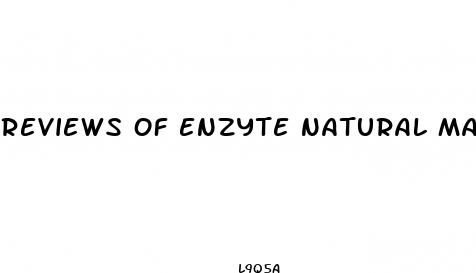 reviews of enzyte natural male enhancement