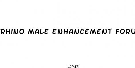 rhino male enhancement forum