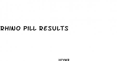 rhino pill results
