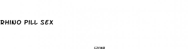 rhino pill sex