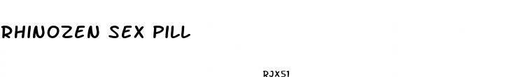 rhinozen sex pill