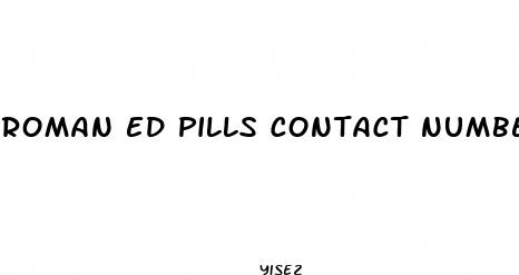 roman ed pills contact number