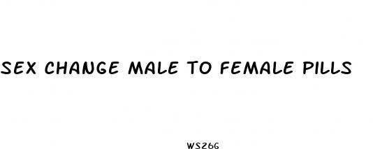 sex change male to female pills