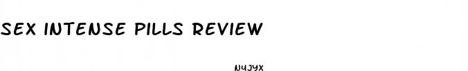 sex intense pills review
