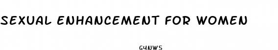 sexual enhancement for women