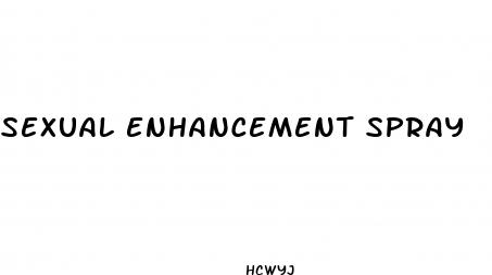 sexual enhancement spray