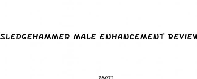 sledgehammer male enhancement review