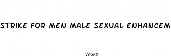 strike for men male sexual enhancement review