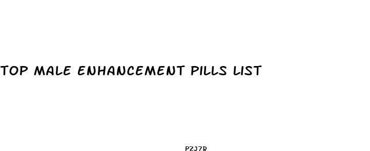 top male enhancement pills list