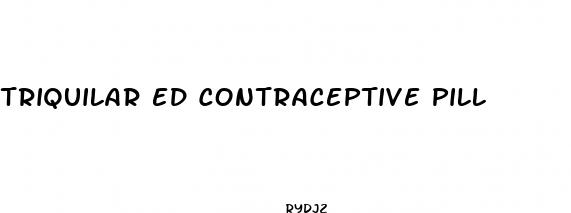 triquilar ed contraceptive pill