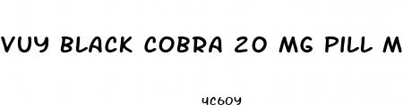 vuy black cobra 20 mg pill male enhancement