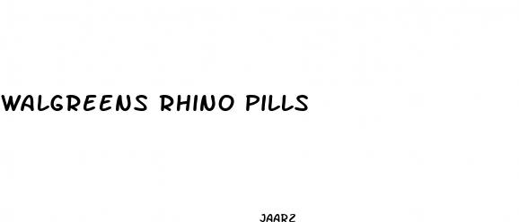 walgreens rhino pills