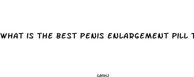 what is the best penis enlargement pill that really works