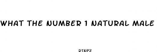 what the number 1 natural male enhancement
