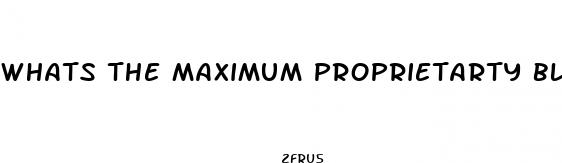 whats the maximum proprietarty blend in male enhancement pills