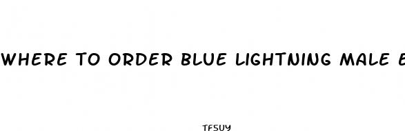 where to order blue lightning male enhancement
