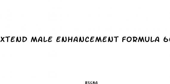 xtend male enhancement formula 60 caps