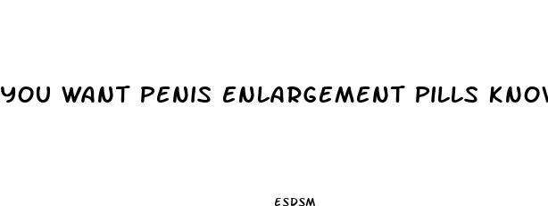 you want penis enlargement pills know your meme