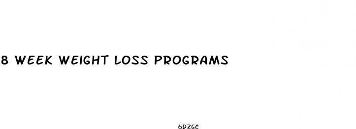 8 week weight loss programs