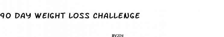 90 day weight loss challenge