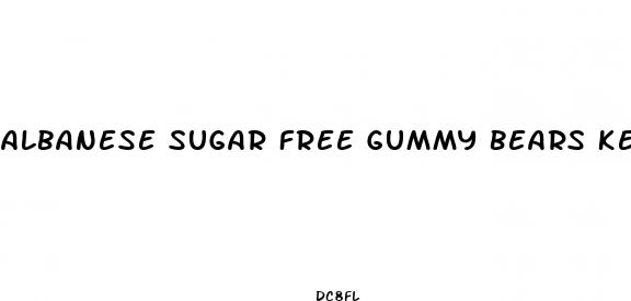 albanese sugar free gummy bears keto