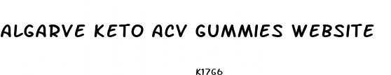 algarve keto acv gummies website