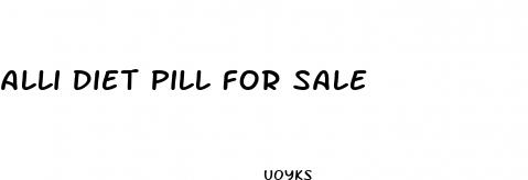 alli diet pill for sale