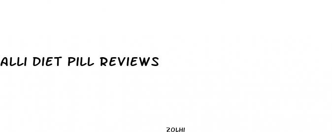 alli diet pill reviews