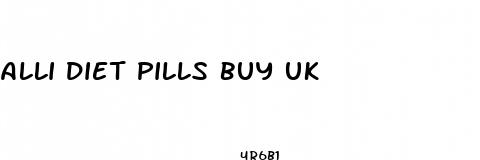 alli diet pills buy uk