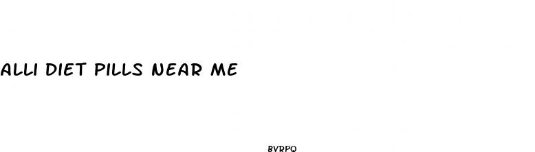 alli diet pills near me