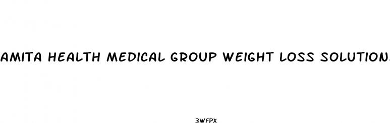 amita health medical group weight loss solutions schaumburg