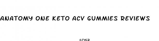 anatomy one keto acv gummies reviews