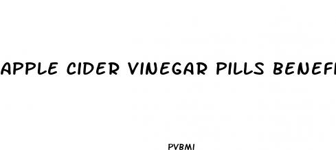 apple cider vinegar pills benefits weight loss