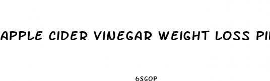 apple cider vinegar weight loss pills amazon