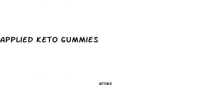 applied keto gummies