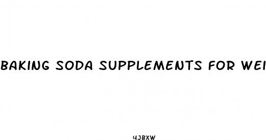 baking soda supplements for weight loss