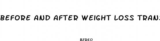 before and after weight loss transformation