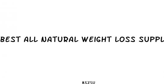 best all natural weight loss supplements