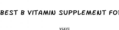 best b vitamin supplement for weight loss