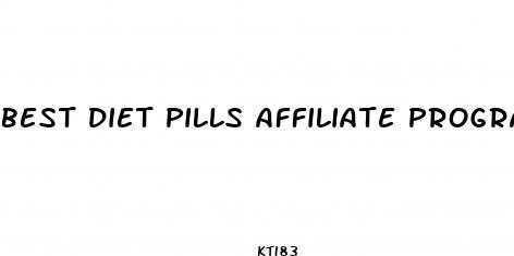 best diet pills affiliate program