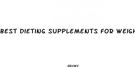 best dieting supplements for weight loss for seniors