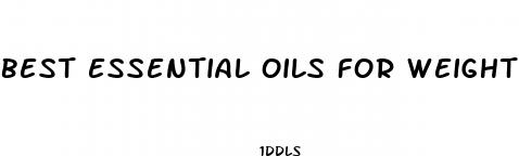 best essential oils for weight loss