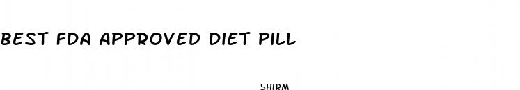 best fda approved diet pill