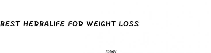 best herbalife for weight loss