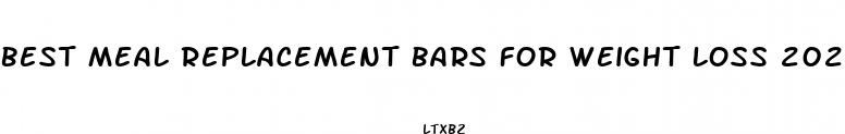 best meal replacement bars for weight loss 2023