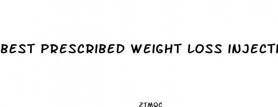 best prescribed weight loss injections