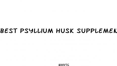 best psyllium husk supplement for weight loss