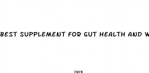 best supplement for gut health and weight loss